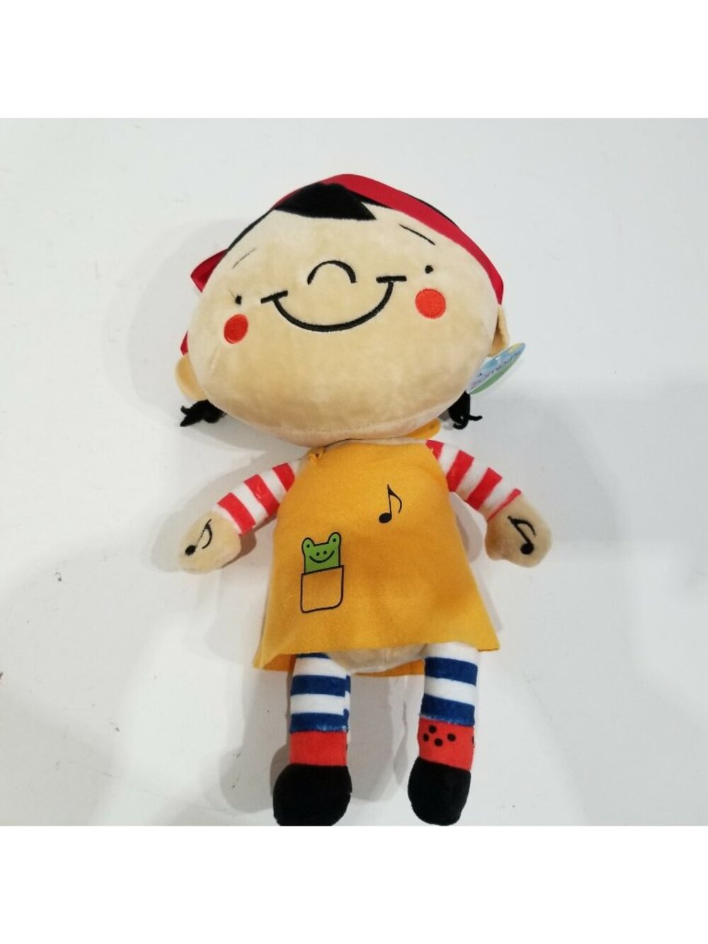 Zumbini Time Hili Girl Plush Doll Toy 14" Spanish Musical Singing Nursery Songs